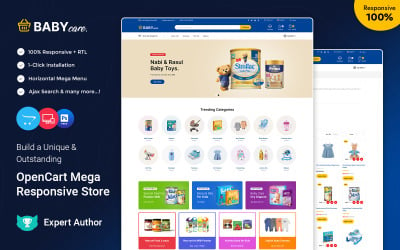 Babycare - Kids Store and Toys Store Opencart Responsive Theme