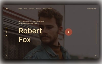 RF. - Personal Portfolio PSD Template