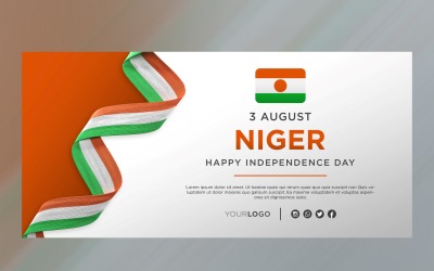 尼日尔国家独立日庆祝旗帜，国家周年纪念