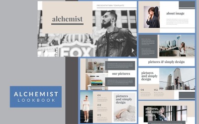 Alchemist Lookbook – міський шаблон Powerpoint