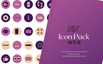 Mega Icon Pack: 45个网络图标为您的公司