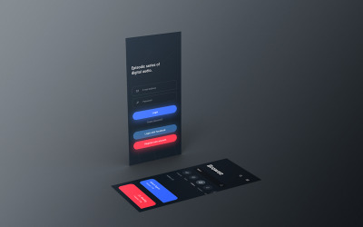 Application Mockup PSD Template Vol 14