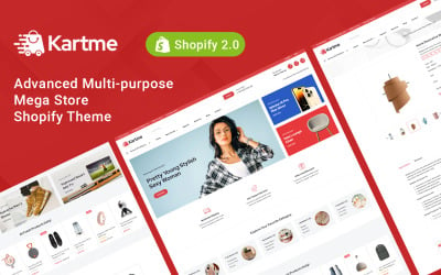 Kartme -先进的多用途大型商店Shopify 2.响应式主题