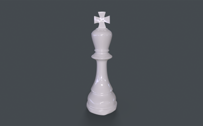 Ajedrez Rey Lowpoly modelo 3d