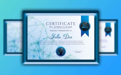 Modern Technology Smart looking - Certificate Template