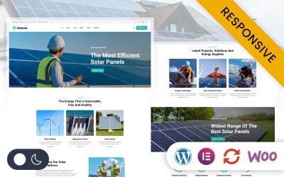 Stellsolar - Solar Panel &amp;amp; Green Energy Elementor WordPress Responsive Theme