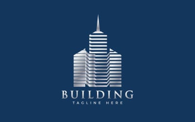 Logo de construction de constructeurs de maisons créatives