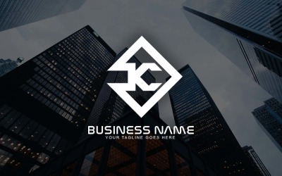 Professionell DK Letter-logotypdesign för ditt företag - varumärkesidentitet
