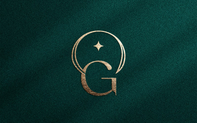 Елегантний мінімалістичний краси логотип косметичні літера G