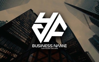 专业多边形YF字母标志设计为您的企业-品牌识别