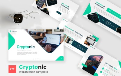 Cryptonic — шаблон Powerpoint криптовалюти та біткойна