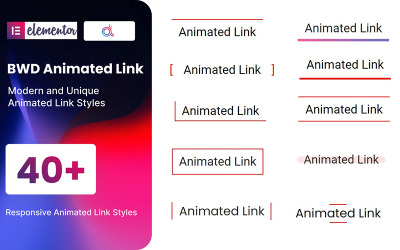 Плагін WordPress з анімованим посиланням для Elementor