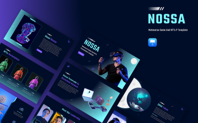 Nossa - Metaverse Game &amp;amp; NFTs Keynote Presentation Mall