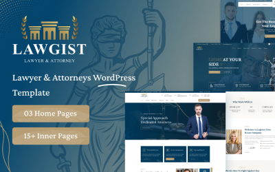 Lawgist - Attorney &amp;amp; Lawyers WordPress Theme