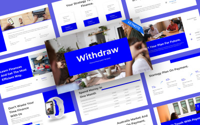 Withdraw Business Finance Keynote Template