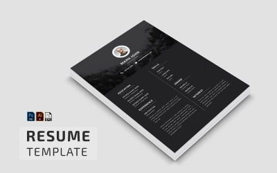 Modern Photographer Cv/Resume Template