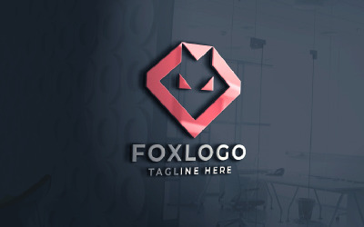 Fox Animal Logo Pro模板