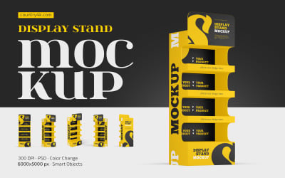 Display Stand Mockup PSD Set