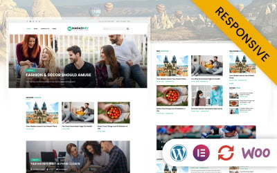 Magazinry – Elementor WordPress Responsive Theme für Zeitungen, Zeitschriften und Blogs