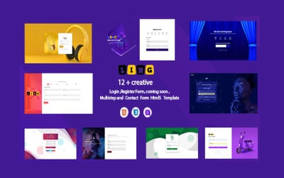 Ling -Login, Registration,Multistep Form  &amp;amp; Coming Soon Template