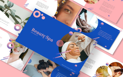 Modèle de diapositives Google pour salon de beauté et spa