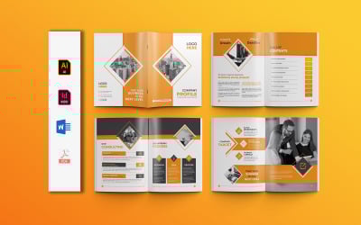 Modern Company Profile Template multipurpose