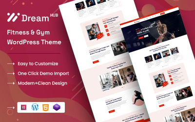 Thème WordPress DreamHub Fitness &amp;amp; Gym