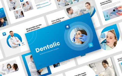 Dentalic – Dental Care &amp;amp; Health Šablona prezentace Google