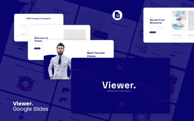Viewer – Metaverse &amp;amp; 虚拟现实谷歌幻灯片模板