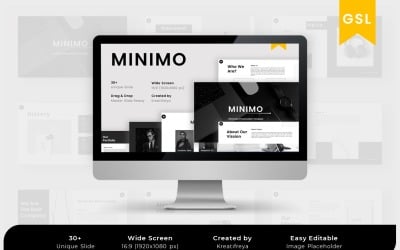 Minimo - Modello aziendale creativo di Google Slide