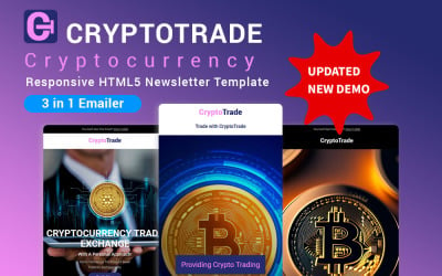 CryptoTrade - Cryptocurrency Responsive HTML5 Newsletter Template