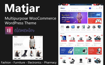 Matjar - Thème WordPress WooCommerce polyvalent
