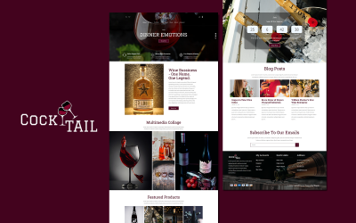 Wijn (cocktail) Shopify-thema