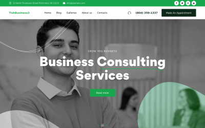 TishBusiness3 - Tema WordPress Corporativo e Empresarial