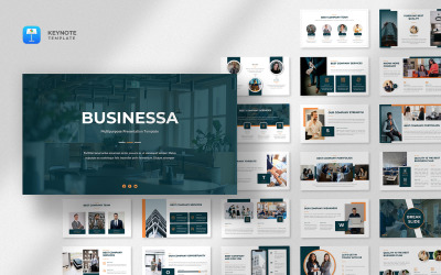 Businessa - Multifunctionele Business Keynote-sjabloon