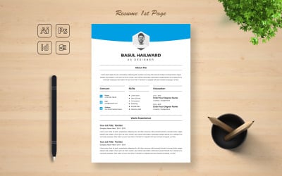 Simple Resume Template Design