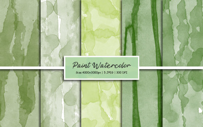 Bunter Farbaquarellhintergrund, strukturierter Hintergrund des Spritzens, digitales Papier des grünen Aquarells