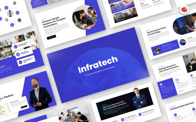 Infratech - ИТ-решения и инфраструктура Шаблоны презентаций PowerPoint