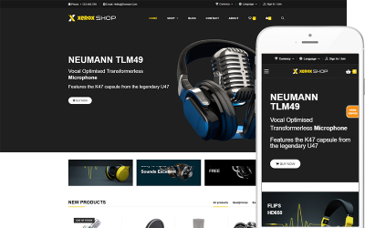 Xerox Shop - Téma obchodu se zvukem Téma WooCommerce