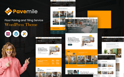 Pavemile - Floor Paving and Tiling Service WordPress Theme