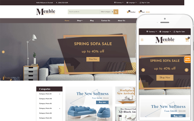 Meuble - Motyw mebli Motyw WooCommerce