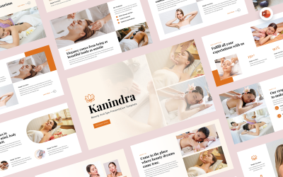 Kanindra - Beauty &amp;amp; Spa ppt模板