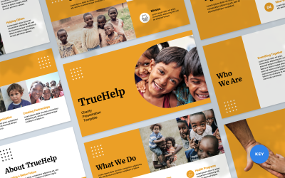 TrueHelp - Modèle de discours de présentation caritative