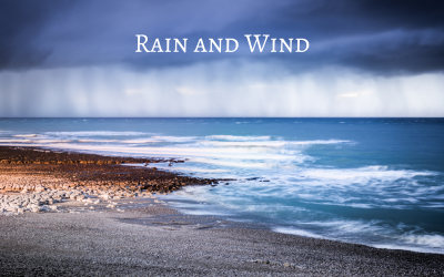Déšť a vítr - zvukové efekty