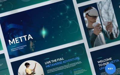 Metta - Metaverse Presentation Keynote Template