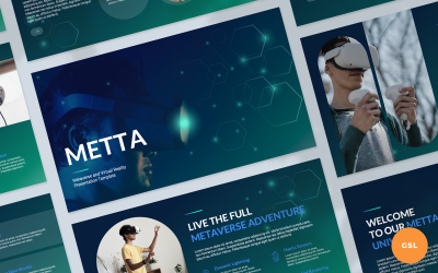 Metta — szablon prezentacji Google w Metaverse