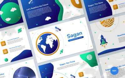 Sagan - Astronomy Presentation Keynote Template