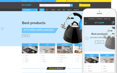 Beta Shop - Theme for Kitchen Appliances WooCommerce Theme