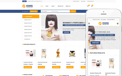 Pomer - Tema för parfymbutik WooCommerce-tema