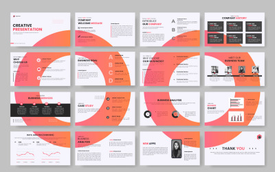 Apresentação de negócios multiuso e ideia de modelo de powerpoint de apresentação de negócios